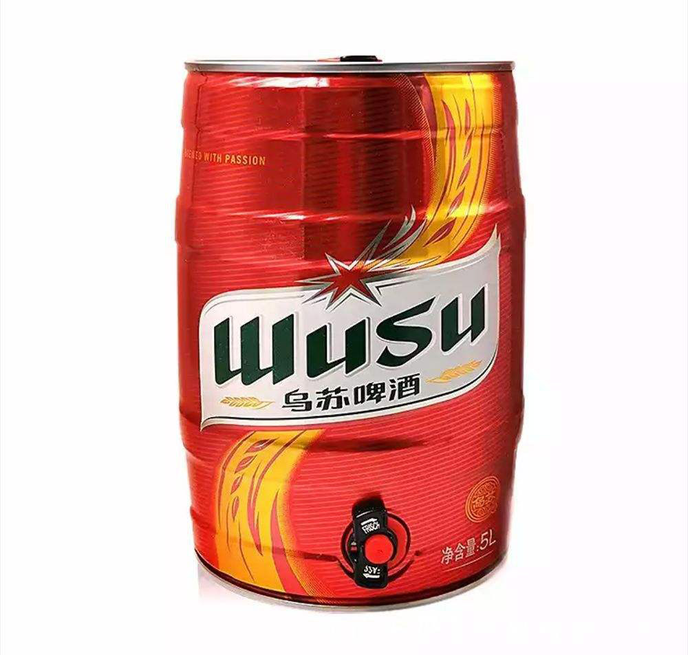 乌苏桶装啤酒5L